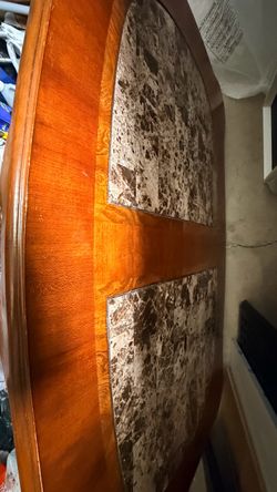 Table with marble top