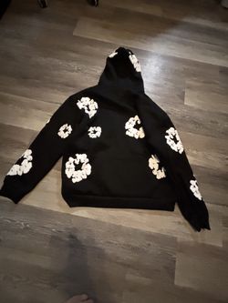 Brand New Black Denmin Tears Hoodie Size Small