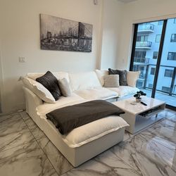 White cloud sectional (NEW SETS)