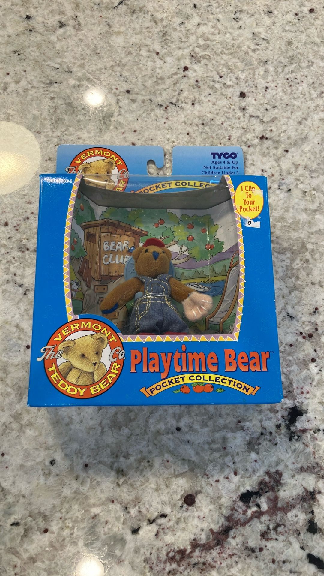 The Vermont Teddy Bear Co. Pocket Bear Collection - Playtime Bear - New In box
