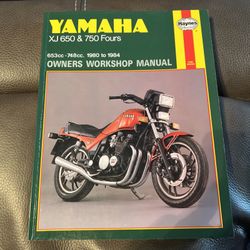 Yamaha XJ650 & 750 Fours 1980 to 1984 Haynes Repair Manual #738