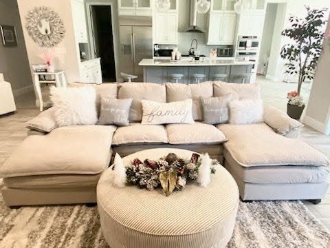 Double Chaise Sectional Sofa