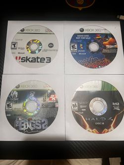 Loose Xbox 360 discs