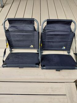 GCI bleach padded back support seats