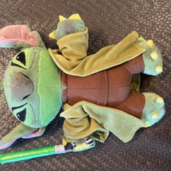Disney Parks Exclusive 10" Star Wars Stitch as Yoda Plush w/ Lightsaber