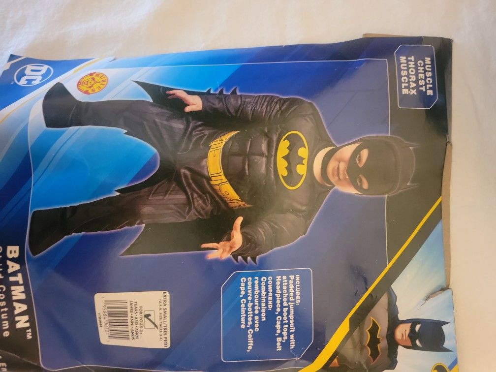 Batman Sz 3-4 Boys