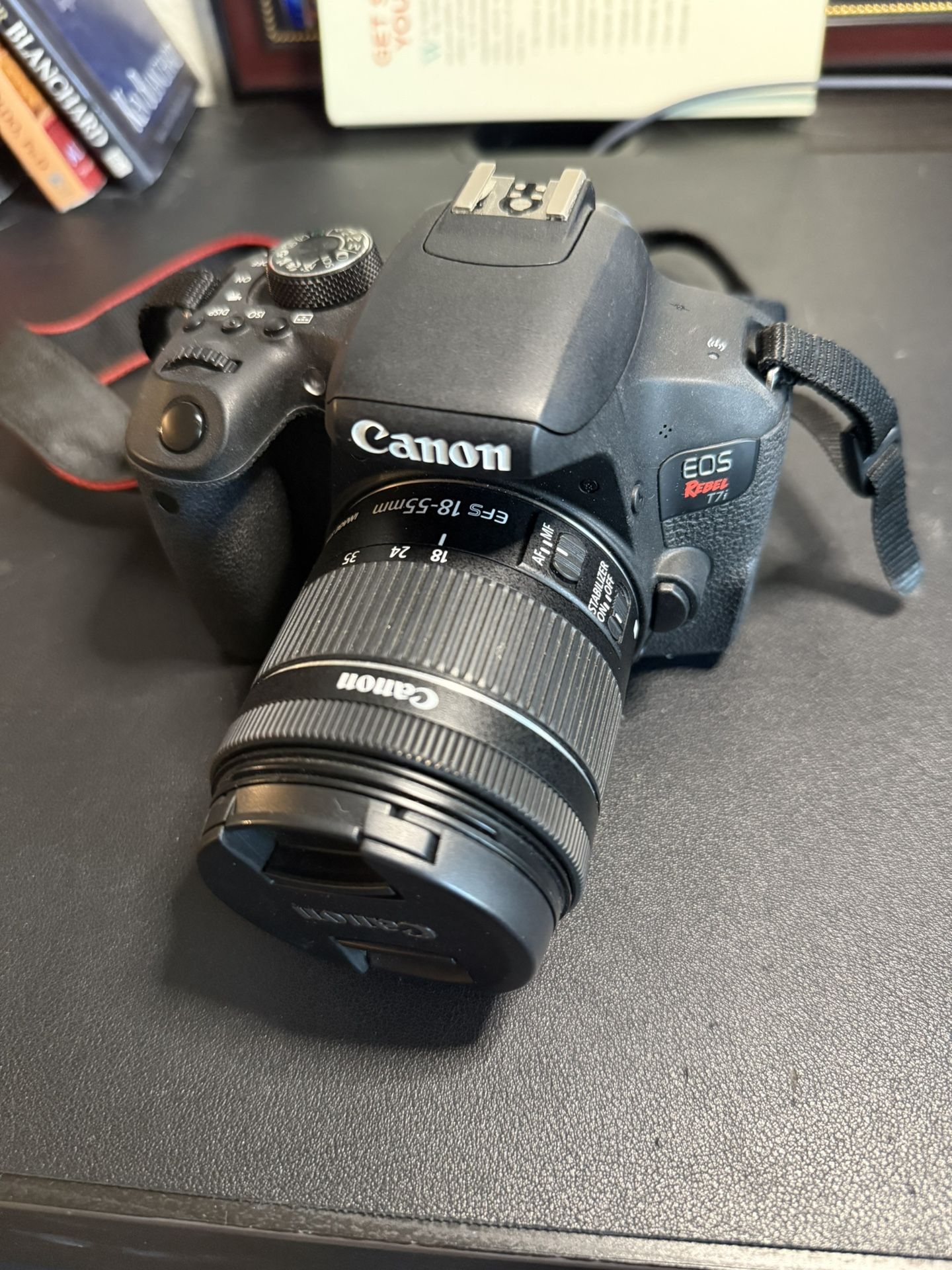 Canon EOS Rebel T7i Digital SLR Camera with 18-55mm Lens