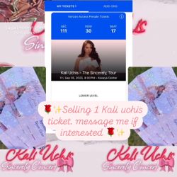 Kali Uchis Sincerely Tour