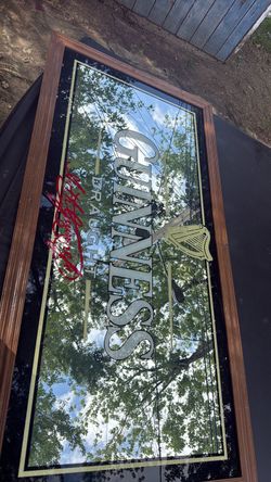 Guinness Draught Large Bar Mirror Sign