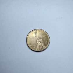 Statue Of Liberty Golden Dollar 