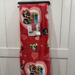 Powerpuff Valentine Blanket 