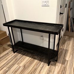 Console Entry Table - Black