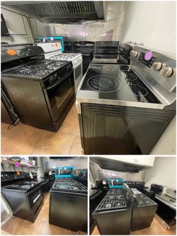 Electric and gas stoves