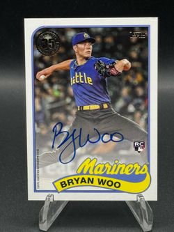2024 Topps 1989 35th Anniversary #89BA-BWOO Bryan Woo On Card Auto RC