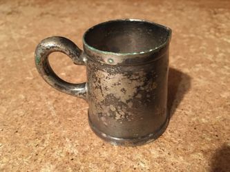 Hotel Sherman Chicago Illinois Albert pick and Co nickel silver individual creamer 1 1/2 oz. 5140