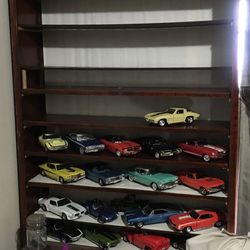 Large Standing Shelf Unit ,bookshelf ,With Glass Door