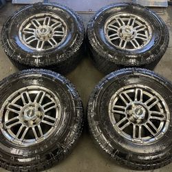 17in ARE American Racing Truck Wheels 6x5.5 (6x139.7) 33s CHEVY SILVERADO TOYOTA TACOMA GMC SIERRA NISSAN TITAN