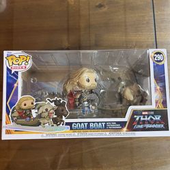 Funko Pop! Rides: Thor Love And Thunder Goat Boat #290 Vinyl Figures