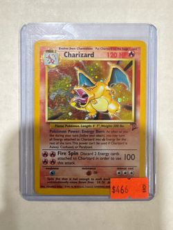 Vintage Charizard Holo Pokémon Card
