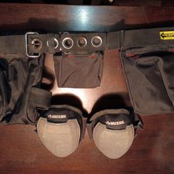 Pouch and knee pads