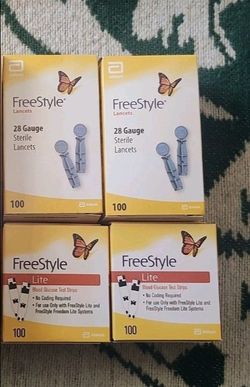Brand new Freestyle Light 200 Strips And Lancets.