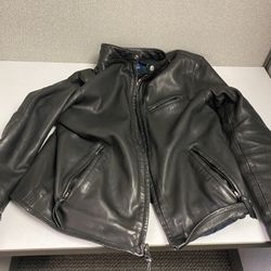 Polo Men Leather Jacket
