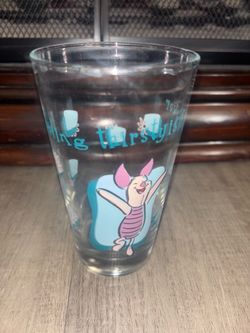 Piglet glass cup