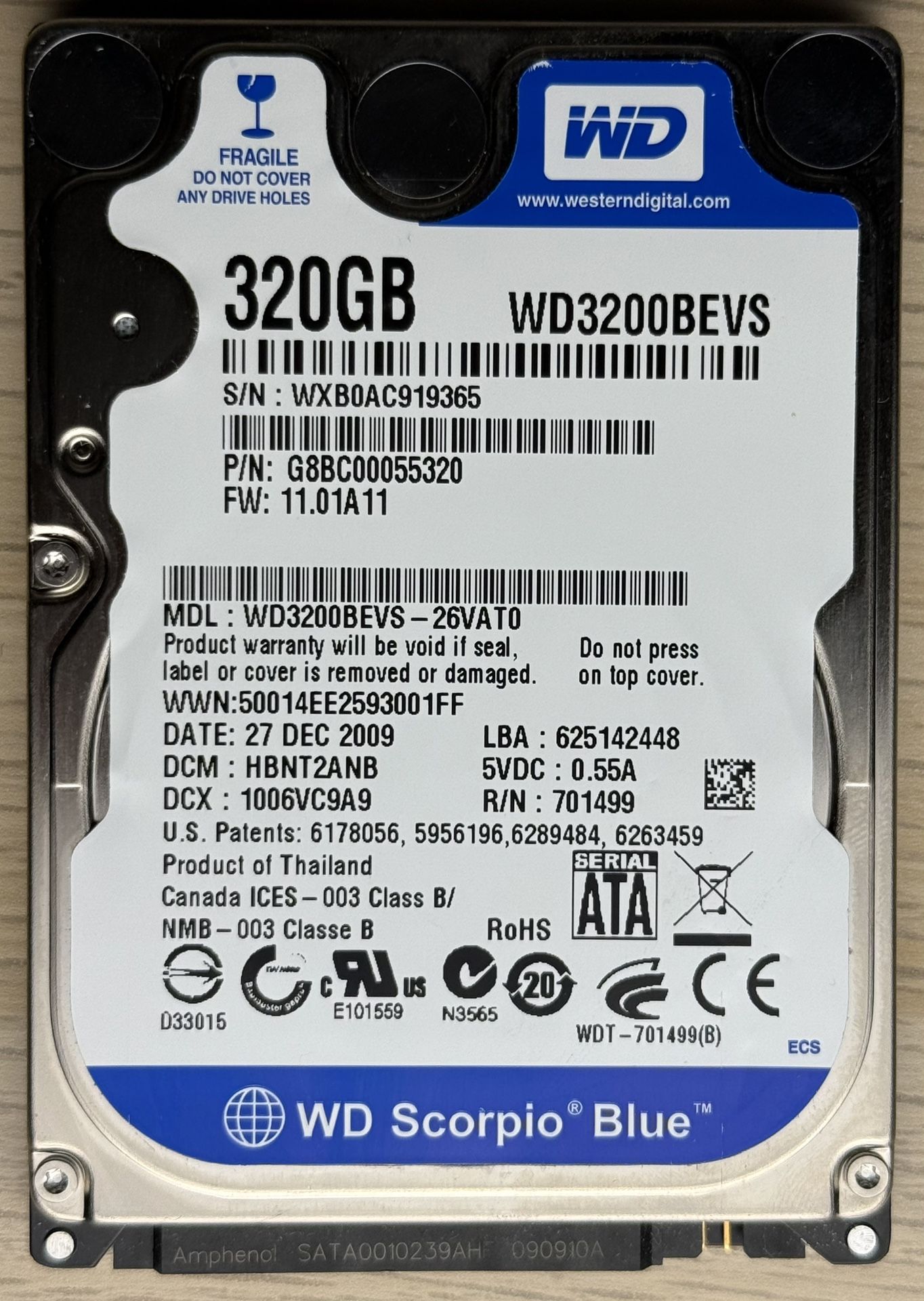 ✅ Laptop Parts Bundle – (2)HDDs, SSDs & RAM (All Working)