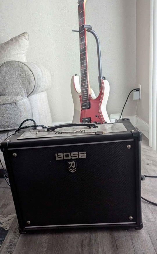 Ibanez Gio And Boss katana 50 Mk2