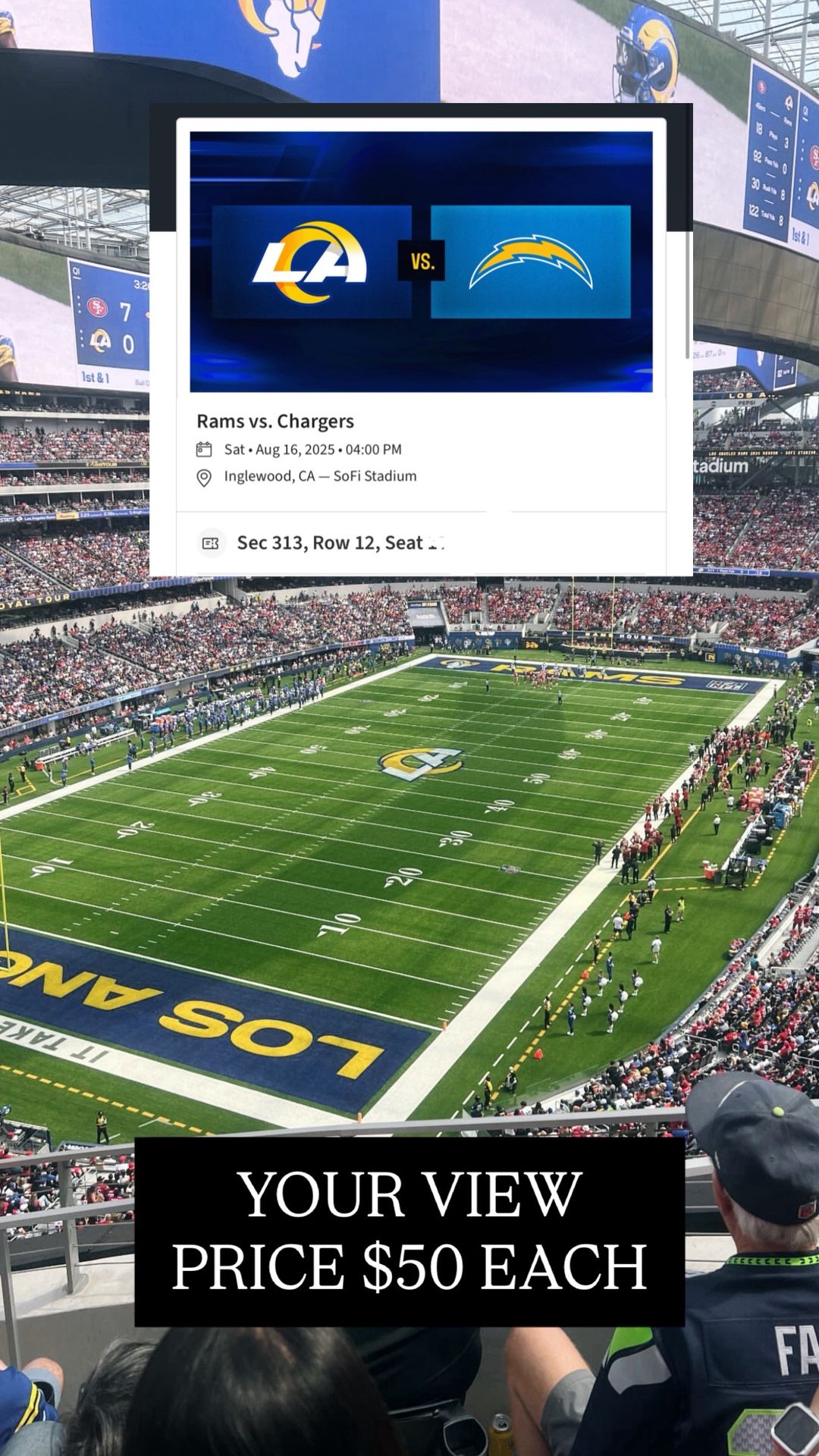 Rams vs Chargers - 8/16