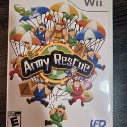 Nintendo Wii Video Game Army Rescue