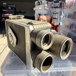 Vintage KodakMovie Camera – 8mm Turret Lens – 1950s