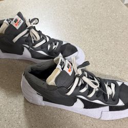 Nike Blazer SACAI Iron Grey. 10.5 