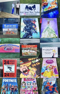 Banners - Signs - Car Magnets - Flags - Window Decals - Advertising - Printing - Graphic Designs - Logos - Se Habla Español
