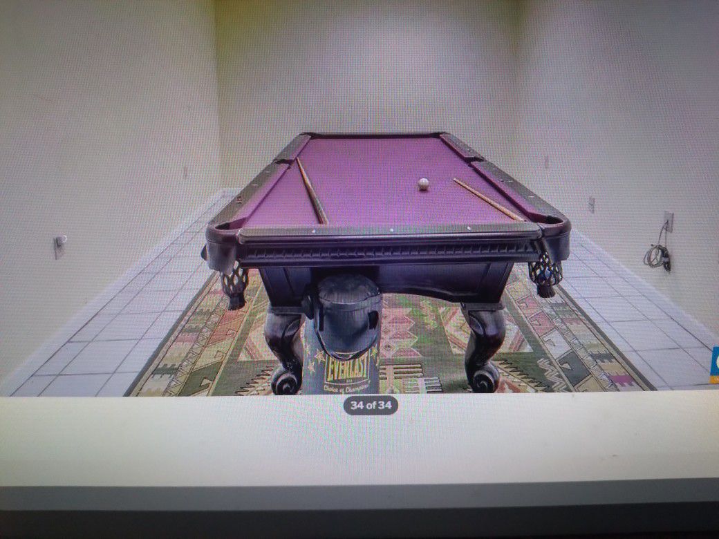 Pool Table See Photo Very Well Made First Class