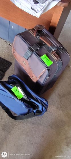 Luggage$5 and book bag $3
