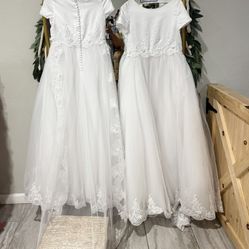 Primera Comunión Vestido Talla 14 /$75 Cada Uno