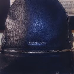 Michael Kors Rhea Leather Backpack Is