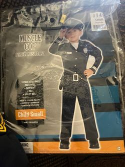 Kids Police Costume / Muscle Cop