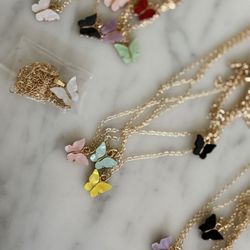 16 Butterfly Necklaces