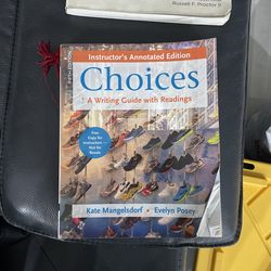 Choices Writing Guide Textbook College Level 