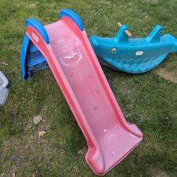 Little Tikes Slide And See Saw. 