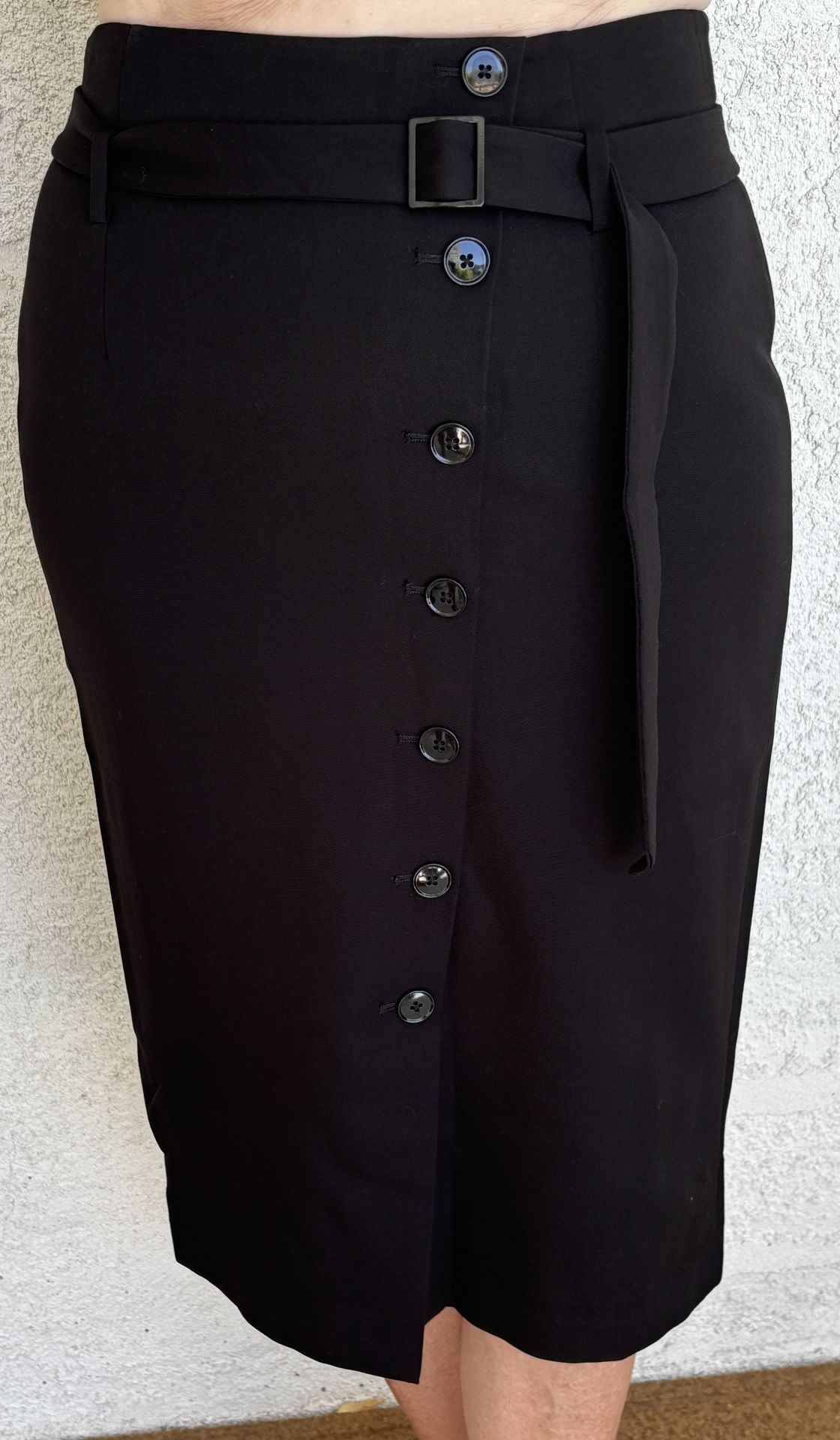WHBM Mid-length Buttoned And Belted Women’s Pencil Skirt