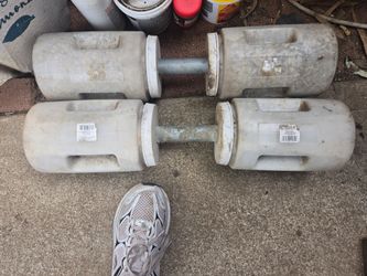 Homemade Dumbells 25lb
