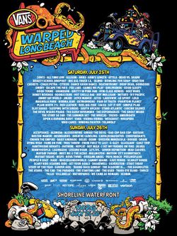 Vans Warp Tour Sunday only wristband