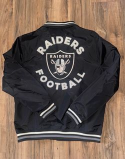 New men’s size large Las Vegas Raiders nylon jacket