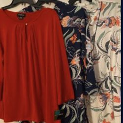 NEW: 3 Women’s XXL and 3X shirts