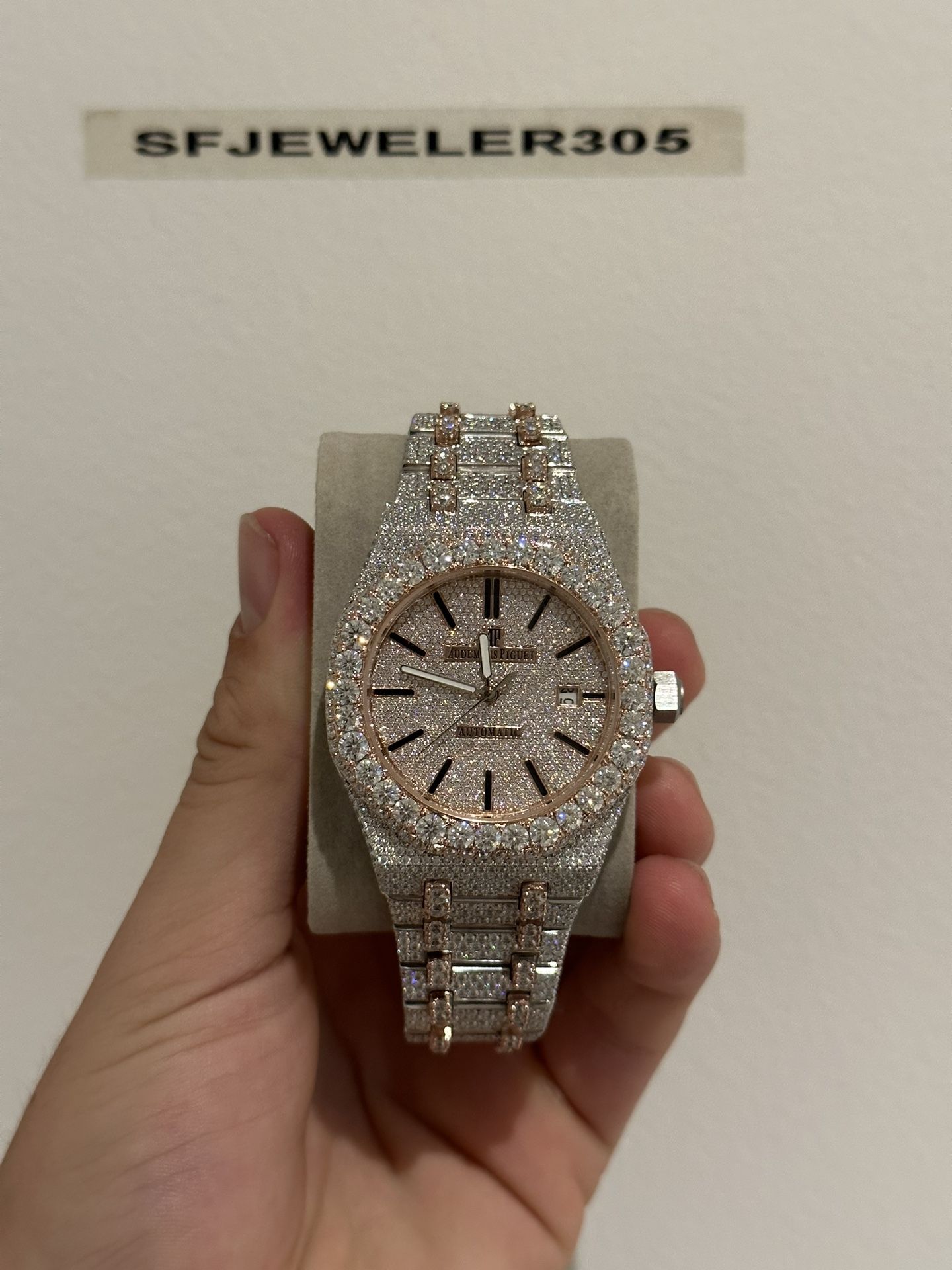 VVS1 Moissanite AP Watch * PICK UP ONLY *