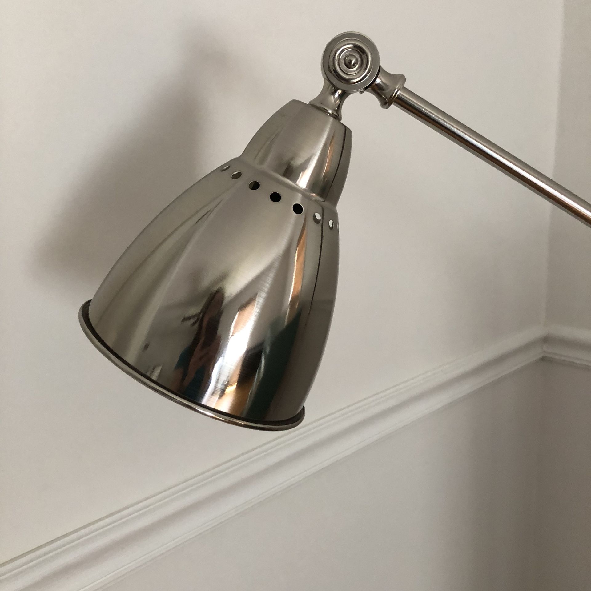 Ikea Barometer Nickel Plated Industrial Style Floor Lamp