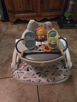 Fisher Price Premium sit-me-up floor seat with toy tray